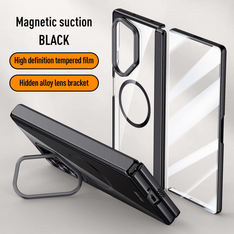 LuxuryGuard Z Fold 7, 6 MagSafe Transparent Case