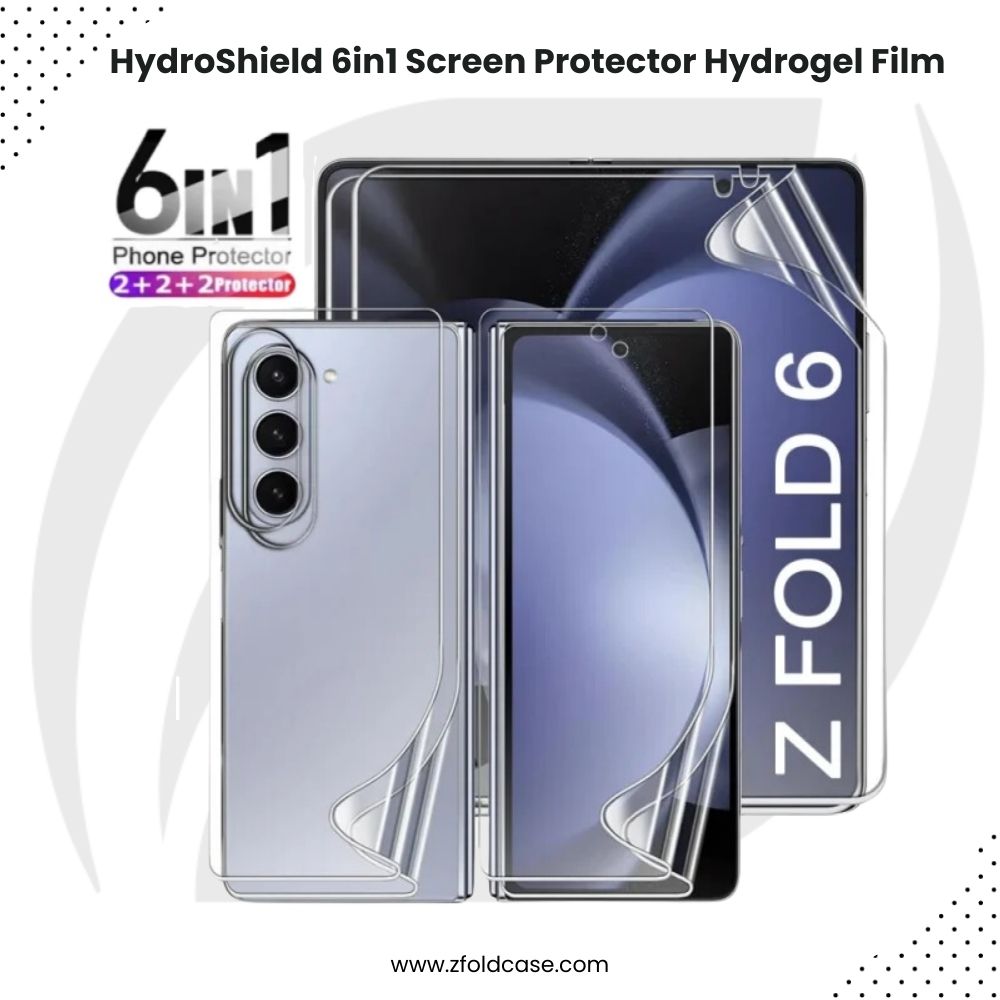 HydroShield Z Fold Screen Protector 6 in 1 Full Cover  Hydrogel Film